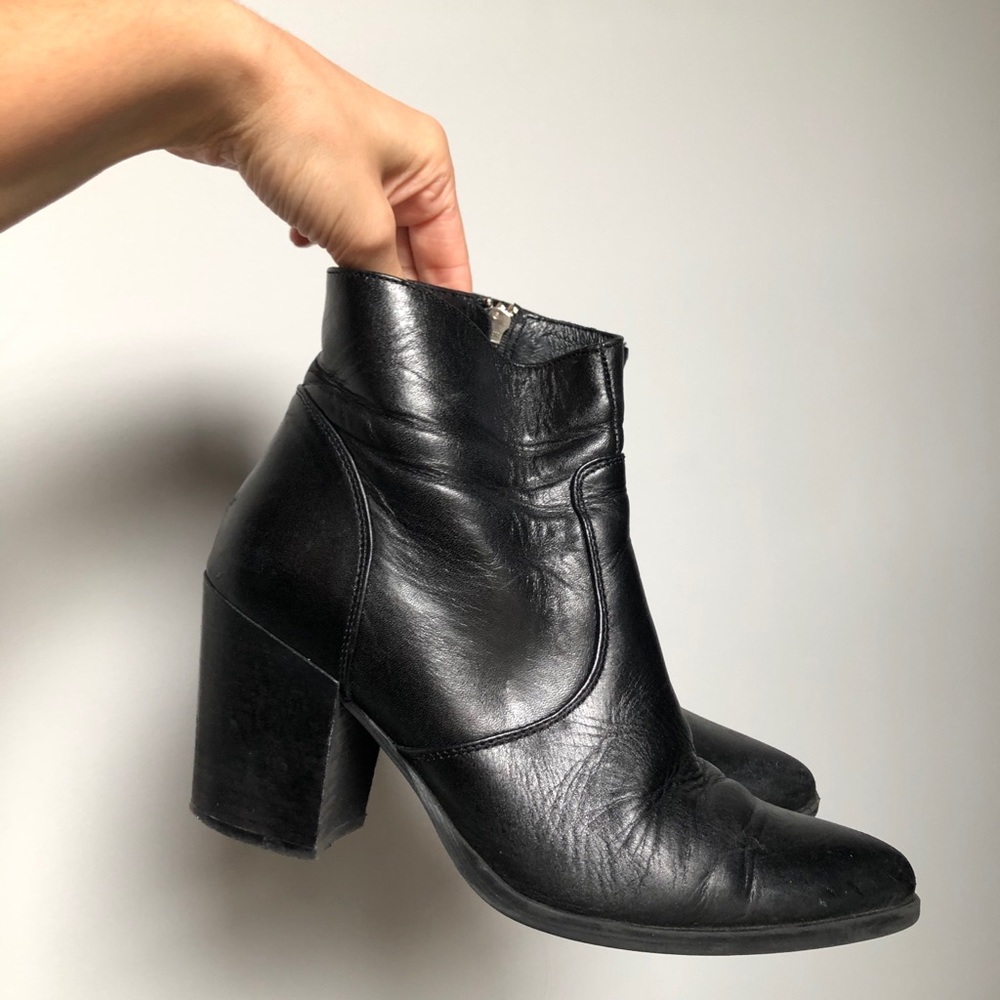 Steven Madden Leather Booties